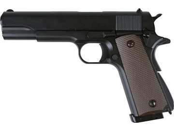 Airsoftová pistole M1911 A1 - celokov, CO2, GBB, KJ Works