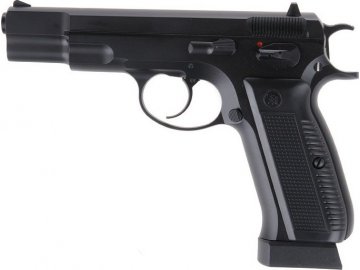 Airsoftová pistole KP-09 CZ75 - celokov, CO2, GBB, KJ Works
