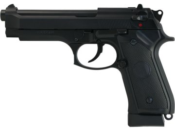 KJW Airsoftová pistole M9, celokov, CO2 blowback - černá 01