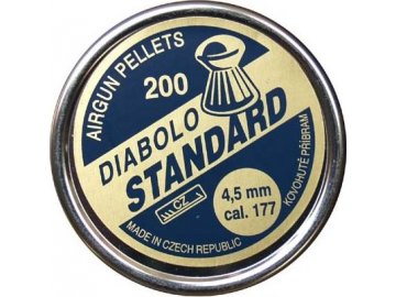 KOVOHUTĚ PŘÍBRAM Diabolky STANDARD 4,5mm (cal .177) - 200ks 01