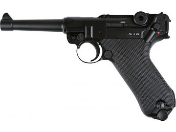 Airsoftová pistole P08 4"- celokov, CO2, GBB, KWC, KW41