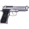 Wet Airsoftová pistole M92F Nikl, celokov, blowback 02