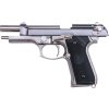 Wet Airsoftová pistole M92F Nikl, celokov, blowback 07