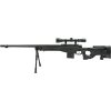 WELL Airsoft sniper MB4403D + puškohled a dvojnožka - černá 01