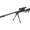 WELL Airsoft sniper VSR-10 (MB07D) + puškohled + dvojnožka - černá 05