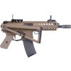 Wet Airsoftová zbraň AWSS KAC PDW 8” GBB, blowback - TAN 08