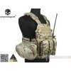 EME Maskáčová vesta s nosičem plátů a třemi sumkami LBT 6094A - Multicam 08