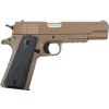 Cybergun CYBG COLT 1911 TAN kovový závěr 02