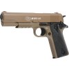 Cybergun CYBG COLT 1911 TAN kovový závěr 06
