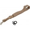One point Bungee sling with mount - tan 01
