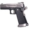 Wet Airsoftová pistole HI-CAPA 4.3 Allosaurus - celokov, blowback - stříbrná 03