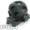 FMA 0.83' / 21 mm Flashlight helmet mount – black 01