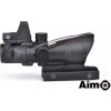 Aim-O 4X32C ACOG (Fibre Optics Illumination + RMR Sight) Replica - Black 08