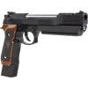 Wet WE GBB plynová pistole BioHazard M92 Extended Full-Auto Gen.2 - Černá/hnědá 06