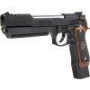 Wet WE GBB plynová pistole BioHazard M92 Extended Full-Auto Gen.2 - Černá/hnědá 07