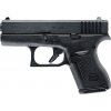 Airsoftová pistole Glock 42 - černá, kovový závěr, GBB, Umarex