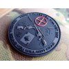 Plastové 3d patche 3D gumová nášivka SNIPER ACE Patch – Černá 01