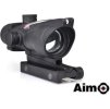 Amo Optika typu ACOG 4x32C s optickým vláknem - černá, AIM-O 01