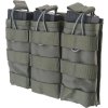 Triple Open I Pouch for AK/M4/G36 Magazines - Ranger Green 01