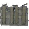 Triple Open I Pouch for AK/M4/G36 Magazines - Ranger Green 03