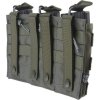 Triple Open I Pouch for AK/M4/G36 Magazines - Ranger Green 04