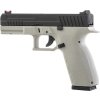 KJW Airsoftová pistole KP-13, černý kovový závěr, blowback (GBB) - šedá 03
