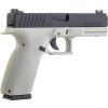 KJW Airsoftová pistole KP-13, černý kovový závěr, blowback (GBB) - šedá 05