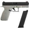 KJW Airsoftová pistole KP-13, černý kovový závěr, blowback (GBB) - šedá 07