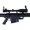 SWL Airsoft sniper M82 CQB BARRETT (SW-02CQB-A), puškohled + dvojnožka - černý 07