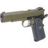 Wet Airsoftová pistole M.E.U. SOC - olivová , celokov, blowback, bez RIS lišty 05