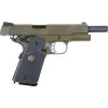 Wet Airsoftová pistole M.E.U. SOC - olivová , celokov, blowback, bez RIS lišty 03