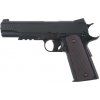 Airsoftová pistole M45A1 CQBP - černá, kovový závěr, GNB, CO2, KWC