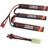 Evolution Li-Pol akumulátor Evolution Airsoft Ultra Power 11,1V 1100mAh 20/40C - 3 díly 01