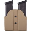 FMA Double Pouch for Pistol Magazines (Belt Mount) - Dark Earth 02