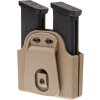 FMA Double Pouch for Pistol Magazines (Belt Mount) - Dark Earth 03