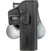 Polymerové opaskové pouzdro pro Glock - černé, Amomax