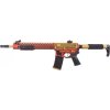APS Airsoftová zbraň M4 - červená/zlatá/černá, APS, ASR121 01