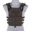 EME Vesta Blue Label s imitací plátů a trojitou sumkou M4 Jumper Plate Carrier - Ranger Green 02