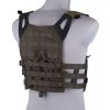 EME Vesta Blue Label s imitací plátů a trojitou sumkou M4 Jumper Plate Carrier - Ranger Green 04