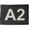 Textilní nášivka rozlišovací A2 - černá, Army