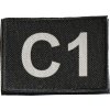 Textilní nášivka rozlišovací C1 - černá, Army