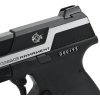 GIG Airsoftová pistole GTP9 Piranha Mk I - S - černá/stříbrná, kovový závěr, GBB, G&G 04
