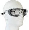 PYRAMEX Ochranné brýle Cappture ES9910STMRG s gumovým těsněním, nemlživé - čiré 02