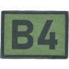 Textilní rozlišovací nášivka B4 - zelená, A.C.M.