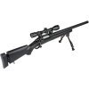 Snow Wolf Airsoft sniper M24 Army - černá, optika, dvojnožka, Snow Wolf, SW-04 03