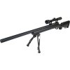 Snow Wolf Airsoft sniper M24 Army - černá, optika, dvojnožka, Snow Wolf, SW-04 04
