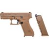 Uma Airsoftová pistole Glock 19X - Coyote Brown, kovový závěr, GBB, Umarex 08