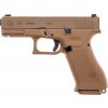 Airsoftová pistole Glock 19X - Coyote Brown, kovový závěr, GBB, Umarex