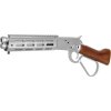 AIK Airsoftová zbraň 1873R - stříbrná, pravé dřevo, GNB, A&K 06