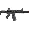 Airsoftová zbraň B4 PDW L B.R.S.S. s tlumičem - černá, zpětný ráz, BOLT 02